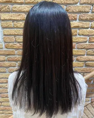 ロング カラー 林 美佑のヘアスタイル