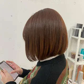 ショート カラー 🪭risa 暖色/レイヤー🪭のヘアスタイル