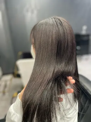 ロング カラー 篠原 侑作のヘアスタイル