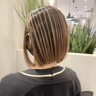 ショート カラー アンドウ ユウ/ レイヤーカット/韓国のヘアスタイル