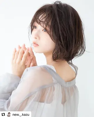 ショート カラー パーマ メンズ 🩷Eny terrace🩷のヘアスタイル