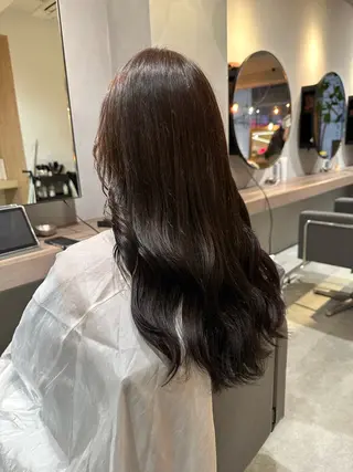 ロング カラー 美髪・シールエクステ ホソタニリョウコのヘアスタイル