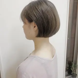ショート カラー ショートボブ縮毛矯正 髪質改善のプロ山道潤のヘアスタイル