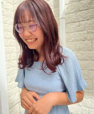 ミディアム 髪質改善ストレート✨ パーマヘア✨YUKIのヘアスタイル