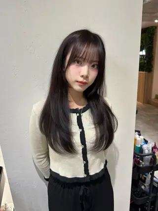 ロング 韓国風パーマ/ 韓国ヘア/大森千寛のヘアスタイル