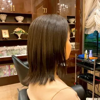 ミディアム 齋藤 若菜のヘアスタイル