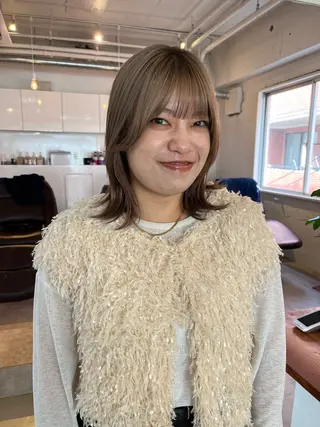 ミディアム 横浜美容室LINE /古賀紅音🍃のヘアスタイル