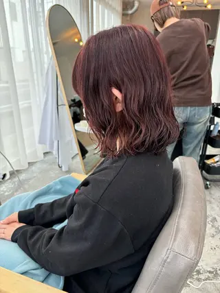 ミディアム yunica所属・yunica manaeのヘアスタイル
