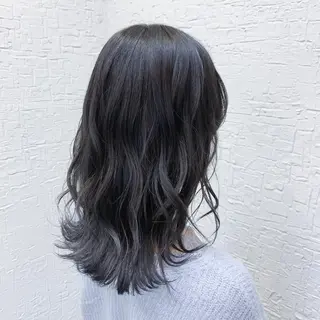 セミロング カラー 🥇近藤 恭輔🥇 Recharme新保のヘアスタイル