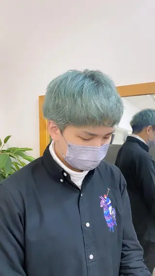 ショート カラー メンズ souco/ moenoのヘアスタイル