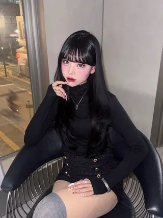 ロング カラー 暖色/韓国ストリート /MIKAGE🩶のヘアスタイル