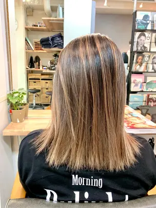 ミディアム 🔍髪質改善診断🔎 長山　 シュンスケのヘアスタイル