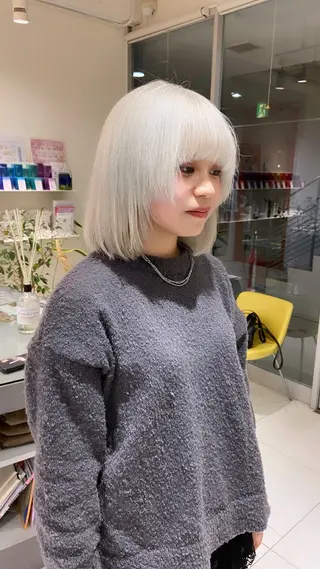 ミディアム カラー STELLA hair design salon所属・浅野 匠のヘアスタイル