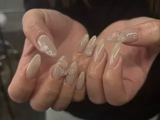 ネイル rina ニュアンス♡ワンホンのネイルデザイン