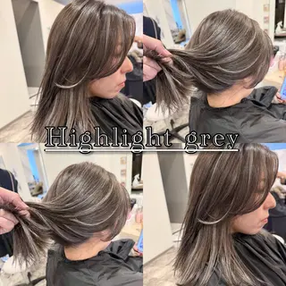 ミディアム ブリーチ毛に縮毛矯正 ✨カラー✨山田 正幸のヘアスタイル