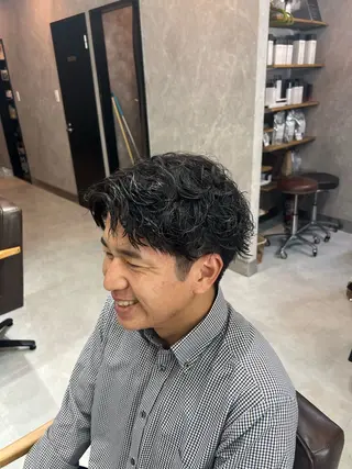 パーマ メンズ men's&ladys J'sGrace【メンズアンドレディース ジェイズグレイス】所属・🌻J'sGrace /JUMA🌻のヘアスタイル