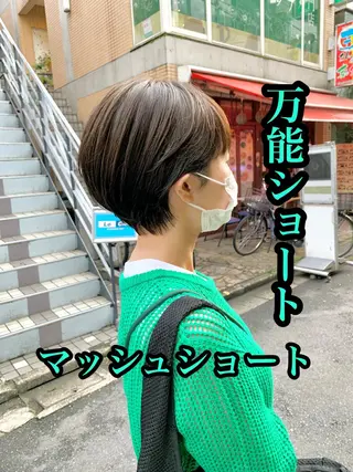 ショート カラー ショート/ボブ /髪質改善/内山翔太のヘアスタイル