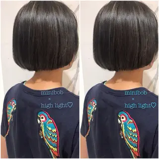 ミディアム カラー オリーブ透明感カラー 表参道/MIKUのヘアスタイル