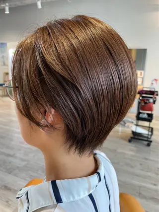 ショート マツエク/透明感 カラー🤍ゆうのヘアスタイル