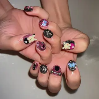 ショート ネイル ⛓Miyu ⛓のネイルデザイン