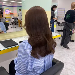 ロング カラー パーマ ヘアアレンジ メンズ キッズ ネイル マツエク・マツパ アイブロウ Lumo所属・💖横浜ブリーチなし 💖MIHOのヘアスタイル