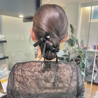 セミロング ヘアアレンジ ダブルカラー🦖 /髪質改善⚡️しおりのヘアスタイル