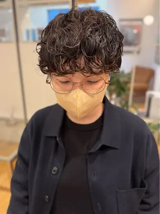 ショート LUAU HAKU所属・REN大阪梅田美容室 ショートパーマ特化のヘアスタイル