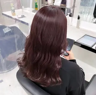 カラー RIKO👼🏻💓 韓国ガーリーのヘアスタイル