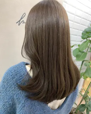 ロング カラー hub hair レイヤー/透明感のヘアスタイル