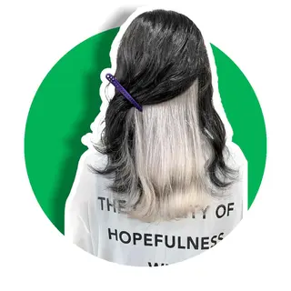 ミディアム GATE.所属・GATE. staffのヘアスタイル