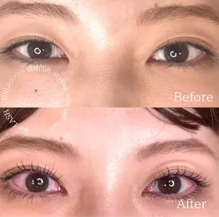 マツエク・マツパ aile lash curlまつ毛パーマ専門店　森ノ宮所属・山﨑 由佳の眉毛・アイブロウイメージ