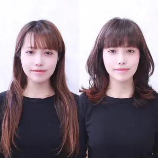 ミディアム カラー 髪質改善のプロ✨りな さんのヘアスタイル