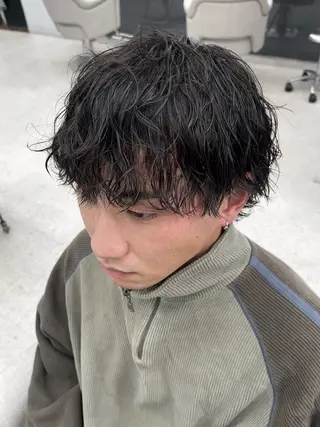 パーマ メンズ 🍐シャドウパーマ メンズ特化/守岡🍐のヘアスタイル