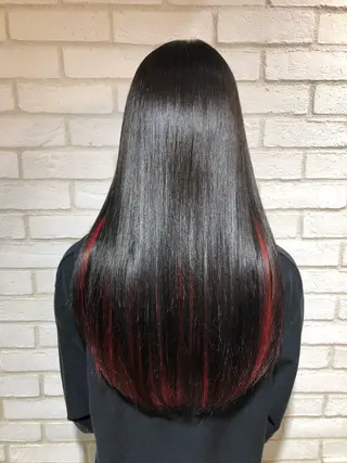 ロング カラー パーマ ヘアアレンジ メンズ キッズ ネイル マツエク・マツパ 新宿/髪質改善/ 美髪矯正✨浅江通友のヘアスタイル