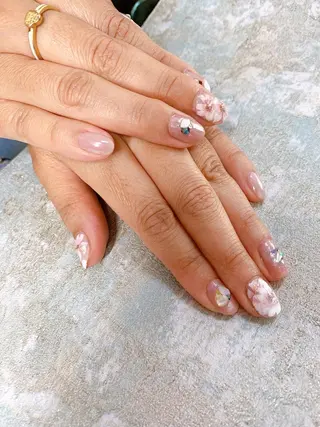 ショート aki_orenge nailのネイルデザイン