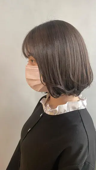 ミディアム カラー 🪐SOURCE 塚口　シマブクロ🪐のヘアスタイル