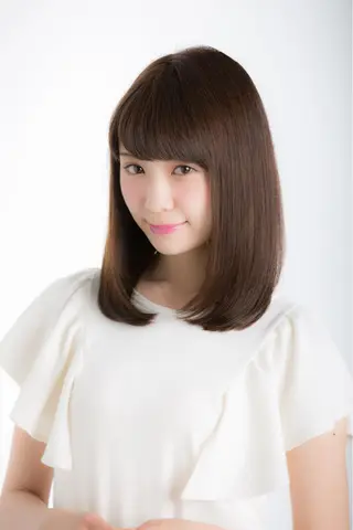 ミディアム コテ巻き風パーマ💛 池袋のヘアスタイル