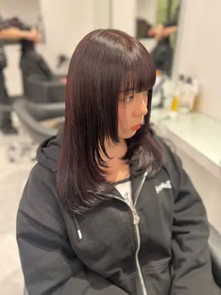 カラー ブリーチなし透明感 💗RYOTAのヘアスタイル