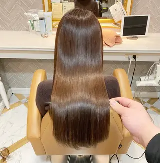 ロング カラー パーマ ✨コテ巻き風パーマ ✨川合佑哉のヘアスタイル