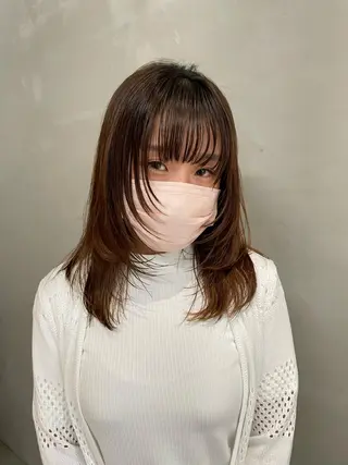 セミロング wewe: momoeのヘアスタイル