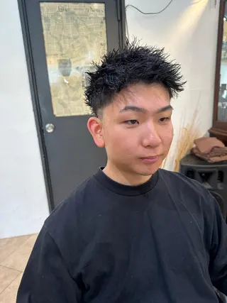 パーマ メンズ あしかが ゆいとのヘアスタイル