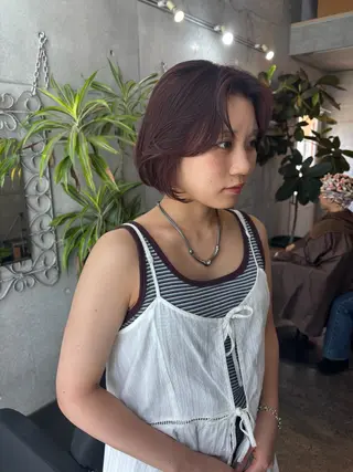 ショート カラー 大林 エリコのヘアスタイル