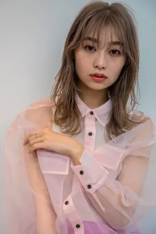 ミディアム カラー La fith hair ray所属・メンズ/パーマ/ ブリーチ/KAITOのヘアスタイル