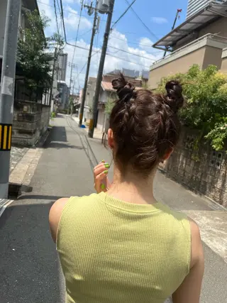 ミディアム ヘアアレンジ A･One  青山店所属・🦎今川 かりん🦎のヘアスタイル