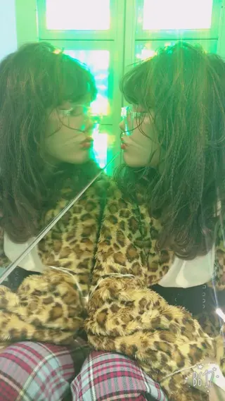 ロング パーマ ウルフカット／吉村 桃子のヘアスタイル