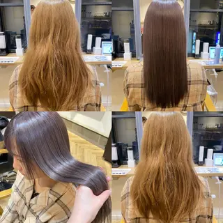 ロング カラー 艶カラー/韓国顔周り 🎀mamiのヘアスタイル