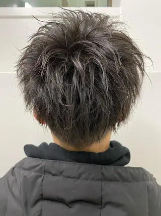 ミディアム 齋藤 大晟のヘアスタイル