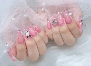 ネイル ETERNA Nail 銀座店【パラジェル/フィルイン/チップ長さだし/マグネット/ニュアンス】所属・ア カリのネイルデザイン