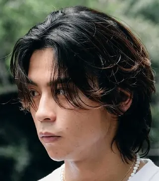 ミディアム パーマ メンズ 仙台フェザーパーマ/ fifth/遠藤楓雅のヘアスタイル