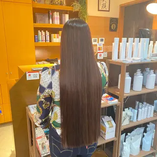 ロング カラー パーマ oshare tom (スタイリスト)所属・人気🌻《髪質改善》 平井 綾乃のヘアスタイル